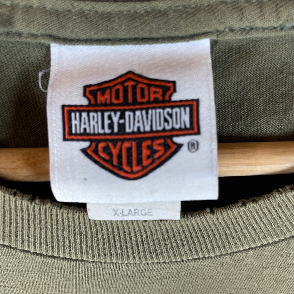 Harley-Davidson Military Sales Bagram Air Base Afghanistan Tee XL Distressed - Picture 4 of 14